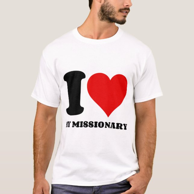 CAMISETA ME ENCANTA MI MISIONARIO (Anverso)