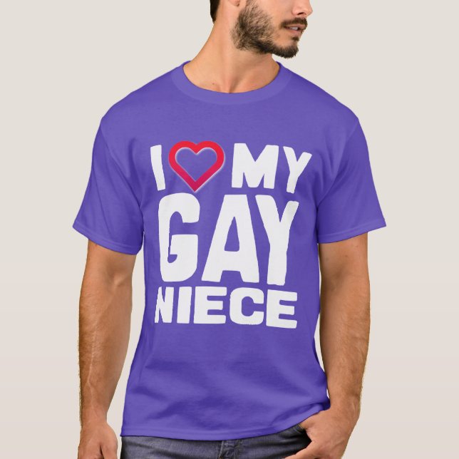 CAMISETA ME ENCANTA MI NIETA GAY - - (Anverso)
