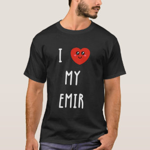 Camiseta Me encanta mi nombre Emir divertido