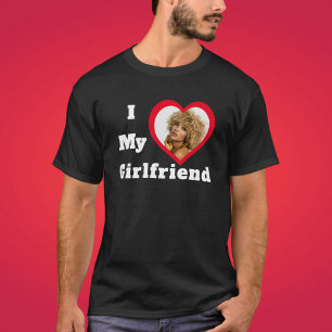 Camiseta Me encanta mi novia Bae foto Personalizado persona