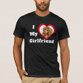 Camiseta Me encanta mi novia Bae foto Personalizado persona