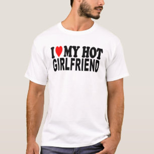 Camiseta Me Encanta Mi Novia Caliente Valentine Day GF Boyf