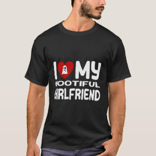 Camiseta Me Encanta Mi Novia Halloween Boo Gracioso Corazón