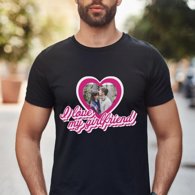 Camiseta Me encanta mi novia Personalizado personalizada. (Subido por el creador)