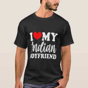 Camiseta Me Encanta Mi Novio De India Divertido Diseños