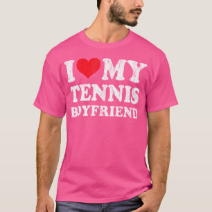 Camiseta Me encanta mi novio de tenis Funny Girlfriend Vale