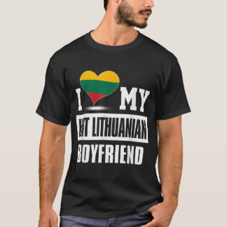 Camiseta Me encanta mi novio lituano caliente