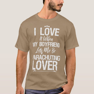Camiseta Me Encanta Mi Novio Paracaidista Mucho Divertido P
