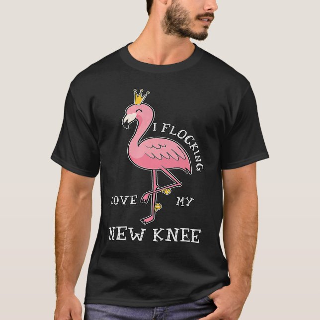 Camiseta Me Encanta Mi Nueva Cirugía De Sustitución De Knee (Anverso)