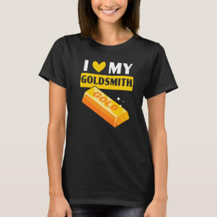 Camiseta Me Encanta Mi Orfebre De Oro Joyas De Herrera Haci