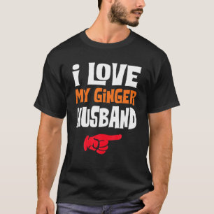 Camiseta Me encanta mi pareja de maridos de jengibre Valent