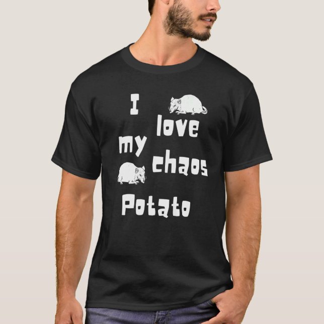 Camiseta Me encanta mi patata de caos (Anverso)