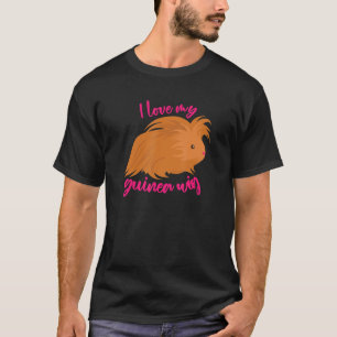 Camiseta Me encanta mi peluca guineana larga haitiana de ce