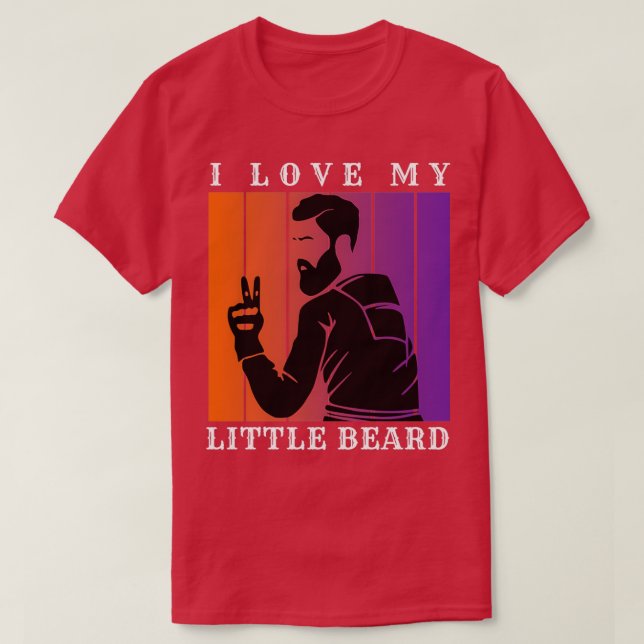 Camiseta Me Encanta Mi Pequeña Barba 11 (Diseño del anverso)