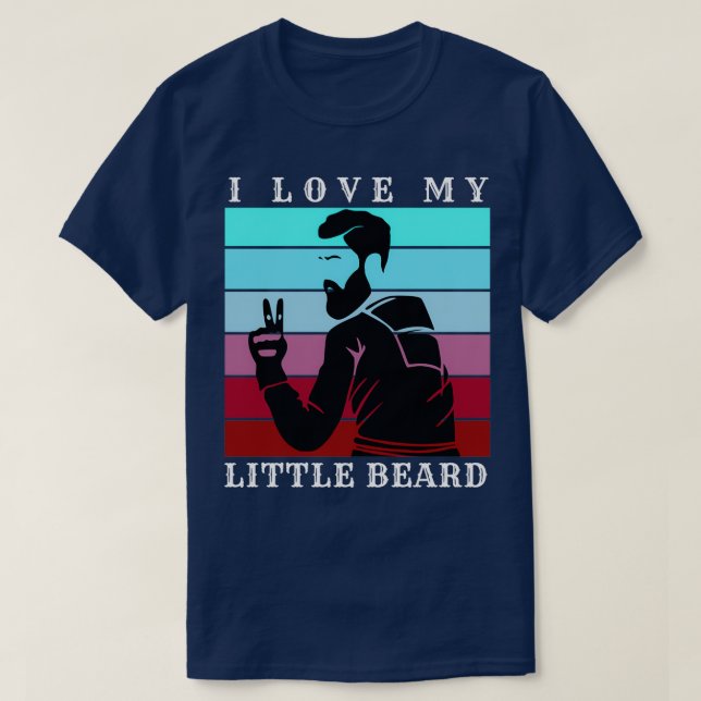 Camiseta Me Encanta Mi Pequeña Barba 15 (Diseño del anverso)