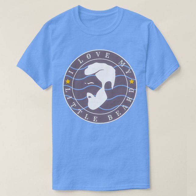 Camiseta Me Encanta Mi Pequeña Barba 17 (Diseño del anverso)