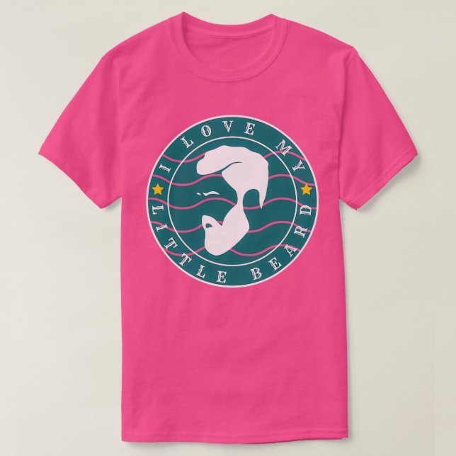 Camiseta Me Encanta Mi Pequeña Barba 46 (Diseño del anverso)