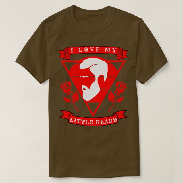 Camiseta Me Encanta Mi Pequeña Barba 51 (Diseño del anverso)