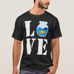 Camiseta Me Encanta Mi Pequeño Pescado Cuidadoso De Pescado