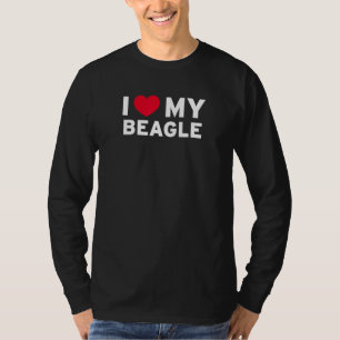 Camiseta Me Encanta Mi Perro Beagle Por Los Dueños De Masco