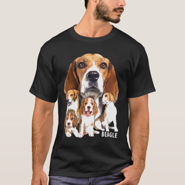 Camiseta Me Encanta Mi Perro Beagle Temática Beagle Funny L (Anverso)