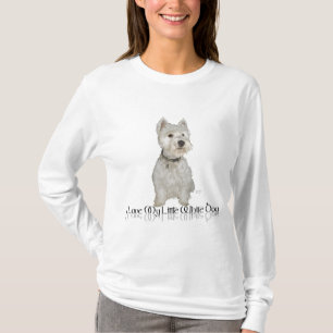 Camiseta Me Encanta Mi Perro Blanco Pequeño - Westie