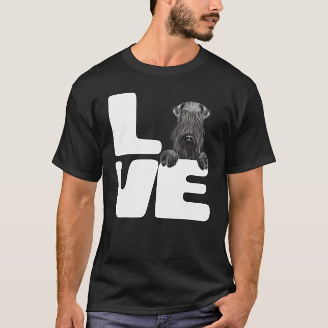 Camiseta Me Encanta Mi Perro De Kerry Blue Terrier (Anverso)