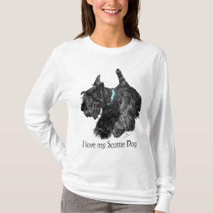 Camiseta Me encanta mi perro escocés