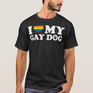 Camiseta Me encanta mi perro gay TShirt