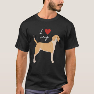 Camiseta Me encanta mi perro limón y blanco anglosajón