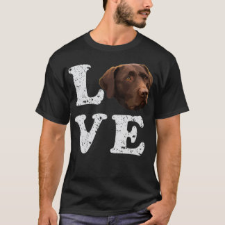 Camiseta Me encanta mi perro recuperador de laboratorio de 