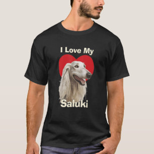 Camiseta Me Encanta Mi Perro Saluki Puppy