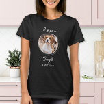 Camiseta Me encanta mi Personalizado Beagle, Mascota .<br><div class="desc">¡Lleva a tu mejor amigo contigo a cualquier lugar donde vayas con esta camiseta de amante de los perros mascotas beagles personalizados! ¡Un deber para cada amante de los perros, mamá de los perros y papá de los perros! Una diversión que amo a mi perro, esta frase de la camisa...</div>