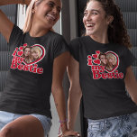 Camiseta Me encanta mi Personalizado de fotos de Bestie<br><div class="desc">¿Buscas un regalo lindo para tu bestial? Este divertido diseño de corazón se puede personalizar con una foto favorita.</div>