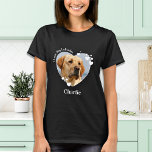 Camiseta Me encanta mi Personalizado de Labrador foto de pe<br><div class="desc">¡Lleva a tu mejor amigo contigo a donde vayas con esta camiseta de amante de los perros mascotas labradores personalizados! ¡Un deber para cada amante de los perros, mamá de los perros y papá de los perros! Una diversión que amo a mi perro, esta frase de la camisa "Amo a...</div>