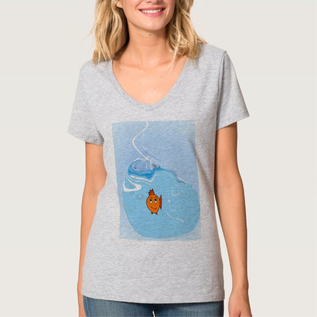 Camiseta Me encanta mi pescado Mascota (Anverso)