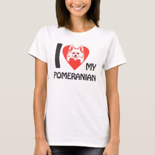 Camiseta Me Encanta Mi Pomerania - Un regalo de amante de l