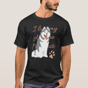 Camiseta Me encanta mi prima malamute alascánica