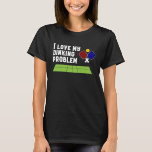 Camiseta Me encanta mi problema de la mena de bolas de poll