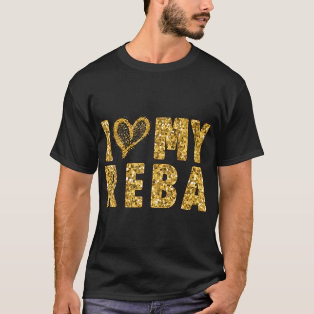 Camiseta Me Encanta Mi Reba, Corazón Mi Reba (Anverso)