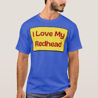 Camiseta Me encanta mi Redhead 4