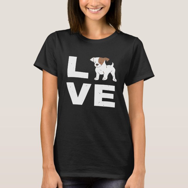 Camiseta Me Encanta Mi Regalo De Amante De La Mascota Puppy (Anverso)