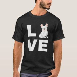 Camiseta Me encanta mi regalo de amante de los perros Bulld