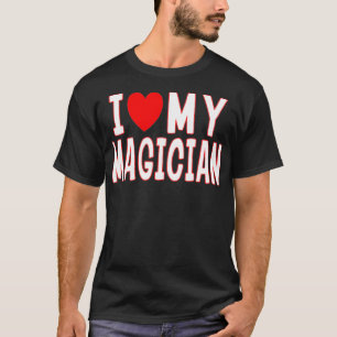 Camiseta Me encanta mi regalo de corazón mago
