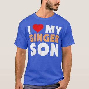 Camiseta Me encanta mi regalo de familia Ginger Son-Guay Re