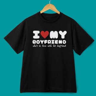 Camiseta Me encanta mi regalo de novio para fujoshi y fudan