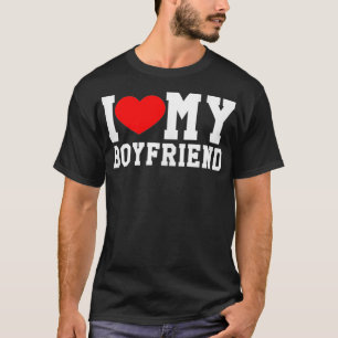 Camiseta Me encanta mi regalo de pareja de relaciones de co