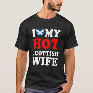 Camiseta Me encanta mi regalo divertido para marido escocés