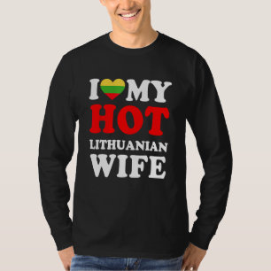Camiseta Me encanta mi regalo gracioso para mi esposa litua
