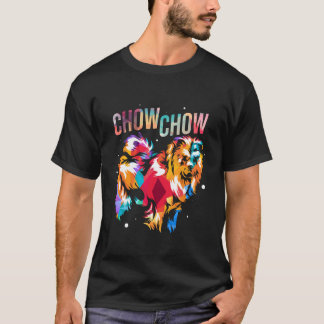 Camiseta Me encanta mi regalo para dueño de perro Chow Chow